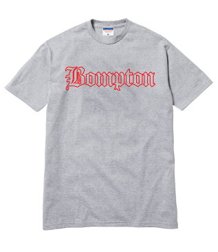 BOMPTON Tシャツ/半袖 レディース メンズ ストリート ブランド bompton ボンプトン 西海岸 ギャング bloods crips チカーノ コンプトン compton ブラッズ クリップス ウェストコースト ローライダーブラック ホワイト 黒 白 ロゴ トップス tee tシャツ