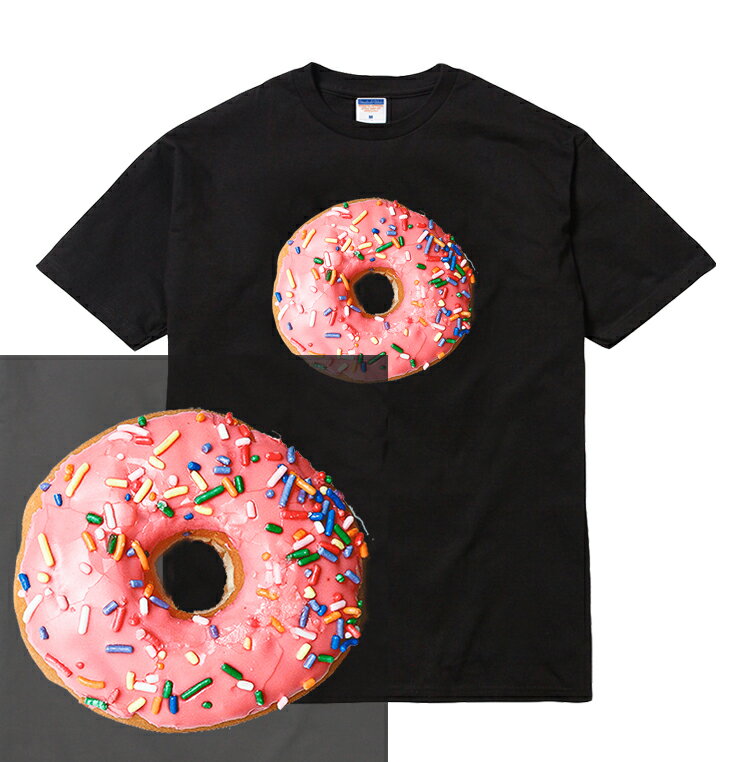 DONUTS tee/Ÿ Ⱦµ  ǥ ֥ ɡʥå ɡʥ ꡼ ȥ٥꡼   祳...