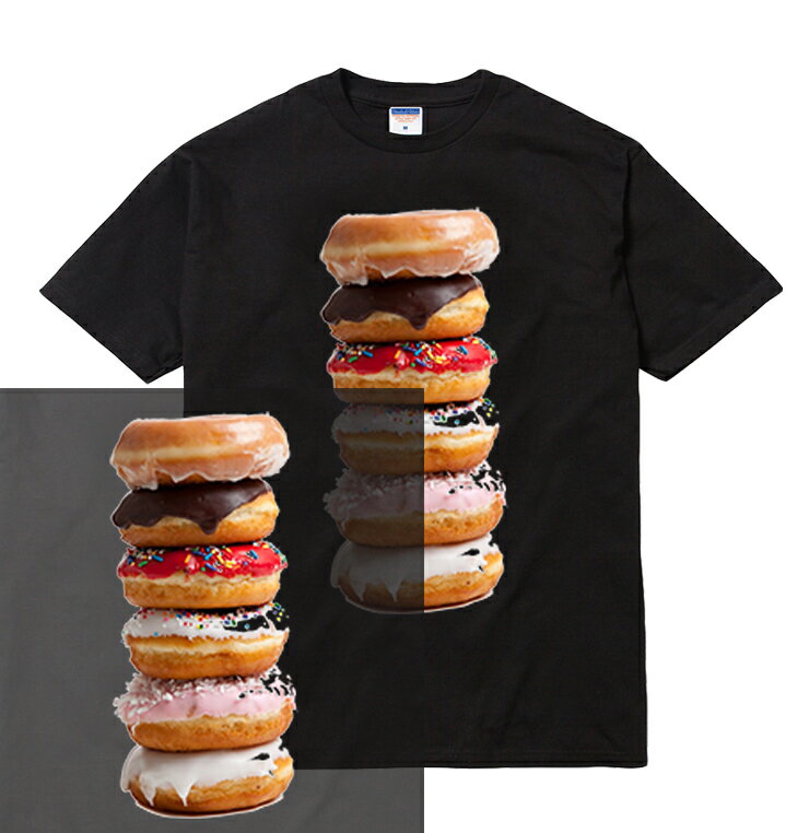 DONUTS tee/Ÿ Ⱦµ  ǥ ֥ ɡʥå ɡʥ ꡼ ȥ٥꡼   祳...