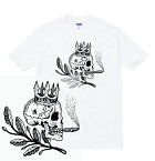 RUSSIAN TATTOO Tシャツ/ メンズ レディース 半袖 ロゴ トップス ストリート ロシアンマフィア tattoo 刺青 入墨 タトゥー マフィア イースタンプロミス mafia ギャング 髑髏 ドクロ スカル ガイコツ 悪魔 六芒星 死神 トカレフ プリント tee tシャツ