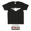 Gun Hand Tシャツ 半袖 レディース メンズ ストリート ブランド シェイクハンド 握手 心理 戦争 ウォー 銃 ガン 血 引き金 マグナム 会..