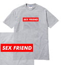 SEX FRIEND Tシャツ 半袖 メンズ レディース ユニセックス 大きいサイズ セックスフレンド セフレ セックス ボックスロゴ BOXLOGO ロゴ ボックス ストリート ブランド tee tシャツ(4)