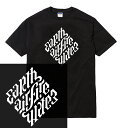 AMBIGRAM Tシャツ 半袖 アンビグラム フリーメーソン イルミナティ 魔術 魔除け 属性 ギミック 錯視 メンズ レディース ユニセックス 大きいサイズ ダンス 衣装 HIPHOP ストリート ブランド tee tシャツ