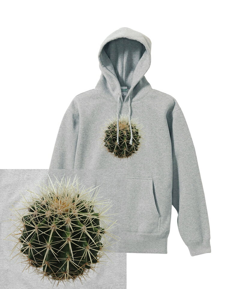 CUCTUS HOODIE サボテン カクタス プラント cuctus plant 多肉植物 塊根植物 植物 ネイチャー 写真 フォト かわいい おしゃれ ストリート ヘビーウェイト ヘヴィー 厚手 スウェット フーディ パーカー 裏起毛 トップス ロゴ メンズ レディース