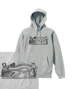 EGYPT HOODIE 12oz エジプト 象形文字 古代文明 壁画 メソポタミア ファラオ スフィンクス ホルスの目 流行 人気 ヘビーウェイト ヘヴィー 厚手 スウェット フーディ パーカー 裏起毛 トップス ロゴ メンズ レディース