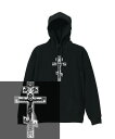 RUSSIAN CROSS HOODIE ロシアンマフィア tattoo 刺青 入れ墨 タトゥー 十字架 キリスト ジーザス ロシア正教 マフィア アメリカ ヘビーウェイト ヘヴィー 厚手 スウェット フーディ パーカー 裏起毛 トップス ロゴ メンズ レディース