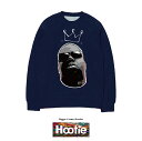 CROWN HOODIE ストリート ブランド BIGGIE NORTORIOUS BIG ビギー HIP HOP ヒップホップ crown クラウン ニット リリック 名言 レコジャケ デザイン ノートリアス レコード ヘヴィーウェイト 厚手 冬 フーディー トレーナー