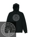 MAGIC CIRCLE HOODIE マジックサークル 魔法陣 魔除け 錬金術 悪魔召喚 黒魔術 闇 病み 秘密結社 イルミナティ フリーメーソン 秘術 六芒星 五芒星 呪い 呪術 ヘビーウェイト ヘヴィー 厚手 スウェット フーディ パーカー 裏起毛 トップス ロゴ メンズ レディース