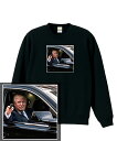 TRUMP SWEATSHIRT トランプ大統領 大統領選 アメリカ プレジデント ドナルドトランプ 銃 GLOCK グロック トレーナー スウェット メンズ レディース hiphop ストリート ブランド クルーネック スウェット