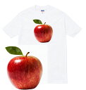 APPLE Tシャツ りんご リンゴ アップル apple 果物 フルーツ 果実 果汁 プリント かわいい おしゃれ 食べ物 grape furits ストリート メンズ レディース ブランド tee tシャツ