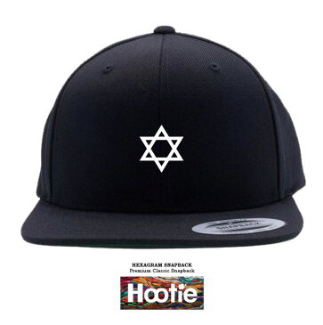 HEXAGRAM SNAPBACK スナップバック キャップ ストリート ブランド 六芒星 ダビデの星 魔法陣 ヘキサグラム 魔除け 悪魔 デビル 記号 セルティック トリケトラ スター イスラエル ソロモンの印 ユダヤ教 護符 刺繍 フリーサイズ 帽子 ユニセックス フラットバイザー