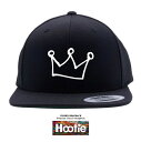 CROWN SNAPBACK CAP スナップバック キャップ ストリート ブランド PREMIER CROWN HIP HOP ヒップホップ crown クラウン ニット リリック 名言 レコジャケ デザイン トゥーパック レコード 王冠 刺繍 フリーサイズ 帽子 ユニセックス フラットバイザー