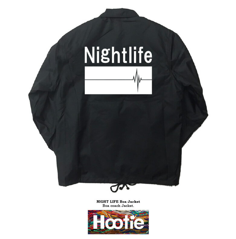 楽天AstyleJapan【NIGHT LIFE JKT ストリート】HIP HOP MUSIC ナイトクラブ 音楽 ストリート ブランド クラブ ファッション USA スケート sk8 アメリカン music ブレイクダンス 西海岸 HUF vans スケーター アウター ジャンパー ブルゾン コーチジャケット　ヒップホップ　ダンス