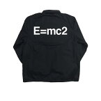 E=mc2 jkt アインシュタイン 特殊相対性理論 方程式 等速直線運動 物理学 数式 千空 ロゴ おしゃれ 人気 プリント デザイン グラフィック ストリート メンズ レディース アウター ジャンパー ブルゾン コーチジャケット　ダンス　ブレイクダンス