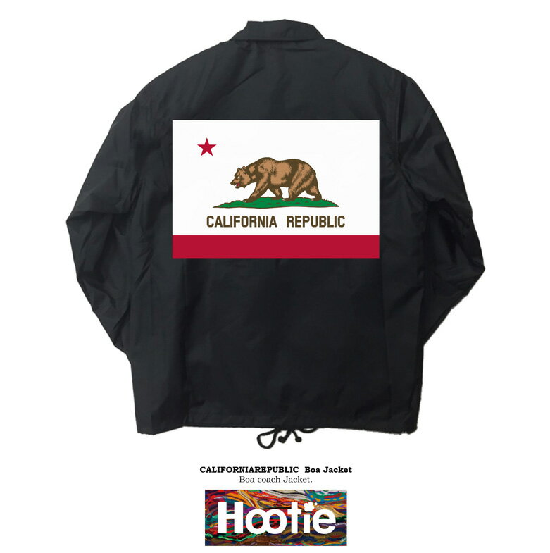 【cariforniarepublic JKT】ストリート カリフォルニア california フラッグ 西海岸 ギャング アメリカ国旗 国旗 ビンテージ 旗 usa フラッグ アメカジ 西海岸 アウター ジャンパー コーチjkt コーチジャケット jkt ダンス　hiphop DANCE カリフォルニア共和国 1