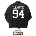 ILLMATIC 94 COACH JKT ストリート NAS イルマティック 1994 94 ブランド ラップ RAP 2PAC アーティスト ビギー クラシック ヒップホップ アルバム レコード 12inch リリック 名言 デザイン レコード アウター ジャンパー ブルゾン 裏ボア ボア コーチジャケット jkt