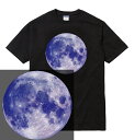 BLUEMOON tシャツ 月 ムーン ブルームーン 惑星 宇宙 星 プラネット 神秘的 メンズ レディース ストリート ブランド tee Tシャツ