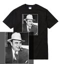 ALCAPONE Tシャツ 半袖 アルカポネ マフイア MAFIA カルテル ギャング ボス アウトロー 不良 写真 フォト メンズ レディース ユニセックス 大きいサイズ ダンス 衣装 HIPHOP ストリート ブランド tee tシャツ