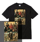 LAST JUDGEMENT tシャツ 半袖 最後の審判 名画 宗教画 神 天使 悪魔 天国 地獄 公審判 ハンス メムリンク メンズ レディース ユニセックス 大きいサイズ ダンス 衣装 HIPHOP ストリート ブランド tee Tシャツ