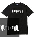 ILLUMINATI AMBIGRAM tシャツ 半袖 イルミナティ フリーメーソン freemason 秘密結社 アンビグラム 天使と悪魔 文字 ロゴ メンズ レディース ダンス 衣装 HIPHOP ストリート ブランド 大きいサイズ tee Tシャツ