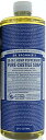 Dr. Bronner Hemp Peppermint Pure Castile Oil Made With Organic Oils Certified - 25 OZ