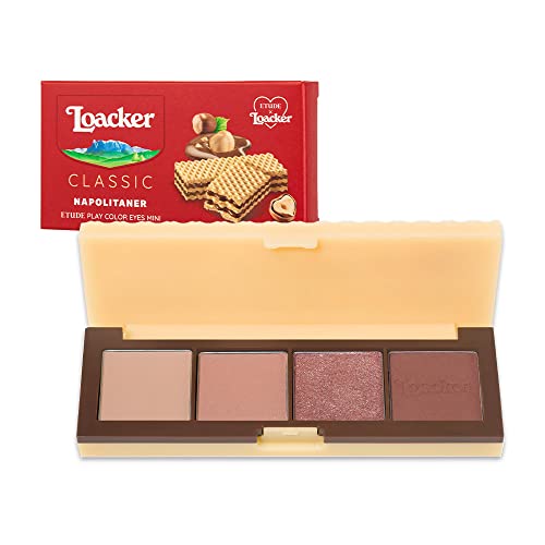 ETUDE公式 ローカー プレイカラーアイズミニ ヘーゼルナッツ アイシャドウパレット LOACKER