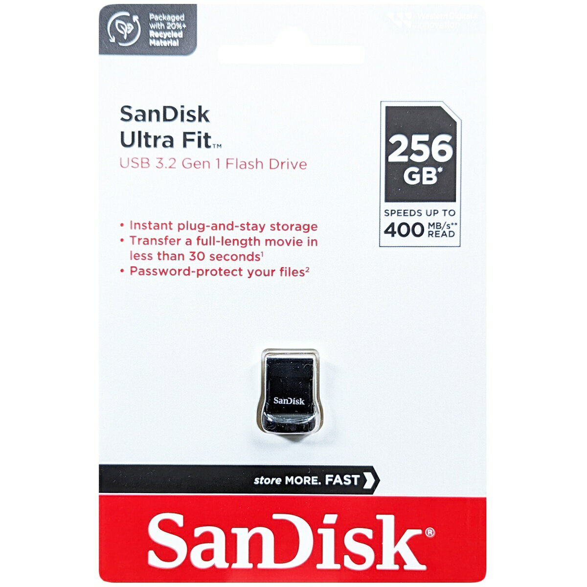 SanDisk サンディスク 並行輸入品 Ultra Fit USB 3.2 Flash Drive 256GB SDCZ430-256G-G46