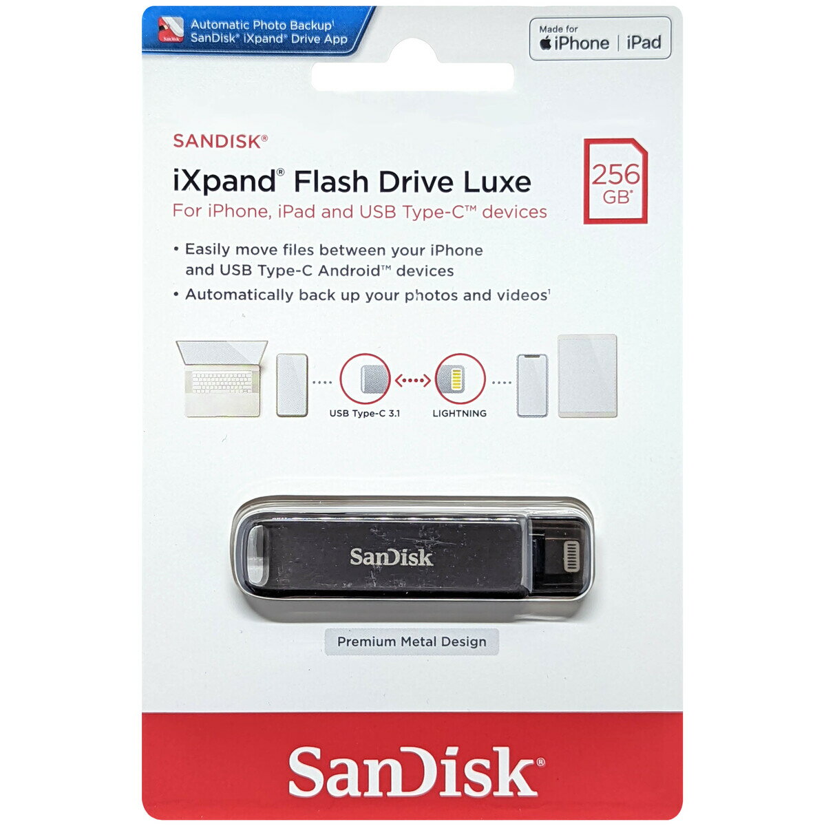 SanDisk サンディスク 並行輸入品 iXpand Flash Drive Luxe 256GB SDIX70N-256G-GN6NE