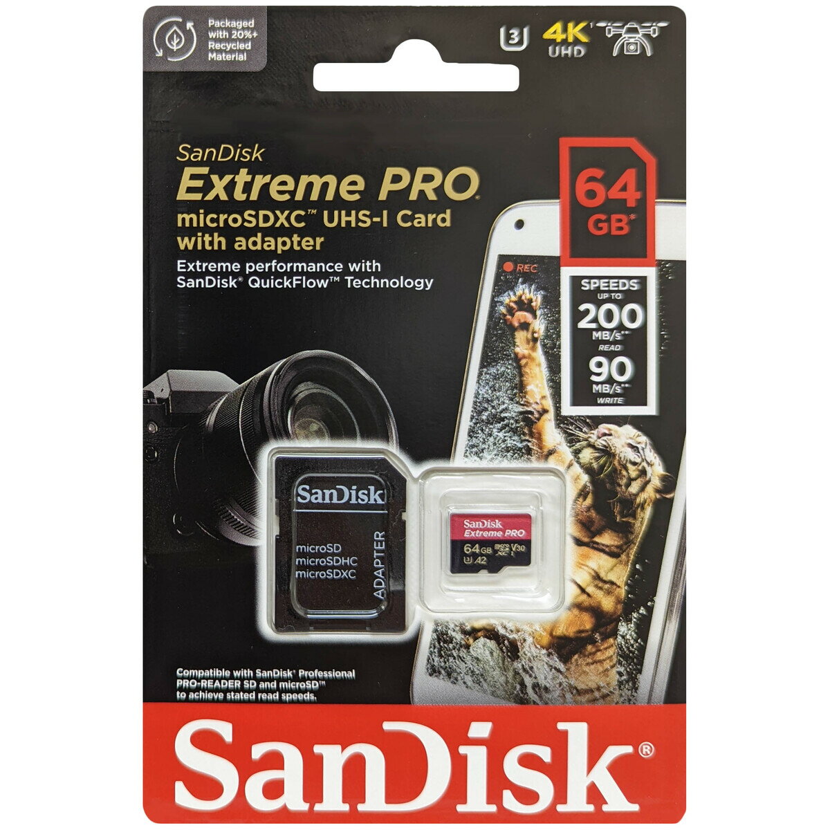 SanDisk ǥ ¹͢ ޥSDXC Extreme PRO 64GB SDSQXCU-064G-GN6MA