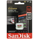 マイクロSDカード 512GB microSDカード microSDXC SanDisk サンディスク Extreme UHS-I U3 V30 A2 R:190MB/s W:130MB/s Nintendo Switch動作確認済 海外リテール SDSQXAV-512G-GN6MN ◆メ