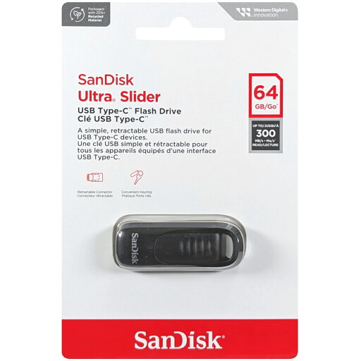 SanDisk サンディスク 並行輸入品 Ultra Slider USB Type-C 64GB SDCZ480-064G-G46 SanDisk サンディスク 並行輸入品 Ultra Slider USB Type-C 64GB SDCZ480-064G-G46