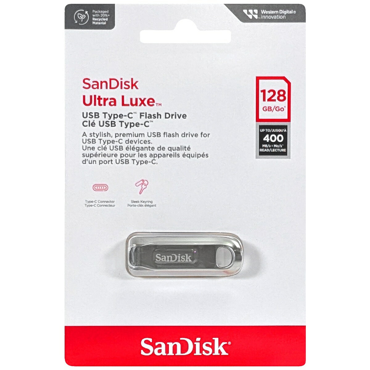 乐天商城 - SanDisk サンディスク 並行輸入品 Ultra Luxe USB Type-C 128GB SDCZ75-128G-G46