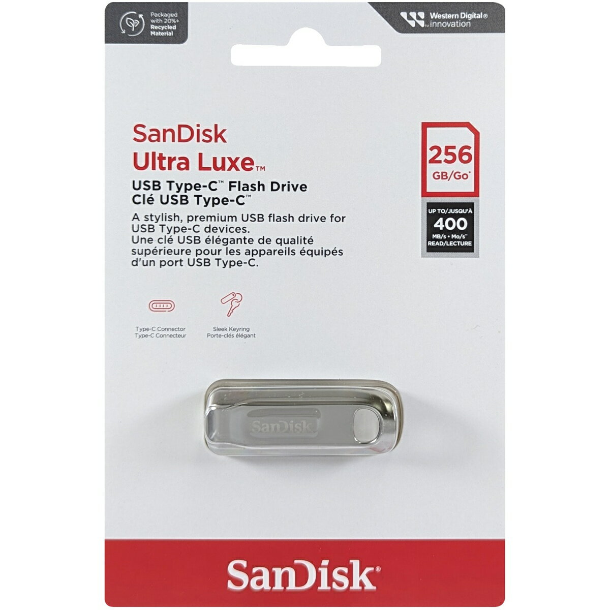 SanDisk サンディスク 並行輸入品 Ultra Luxe USB Type-C 256GB SDCZ75-256G-G46