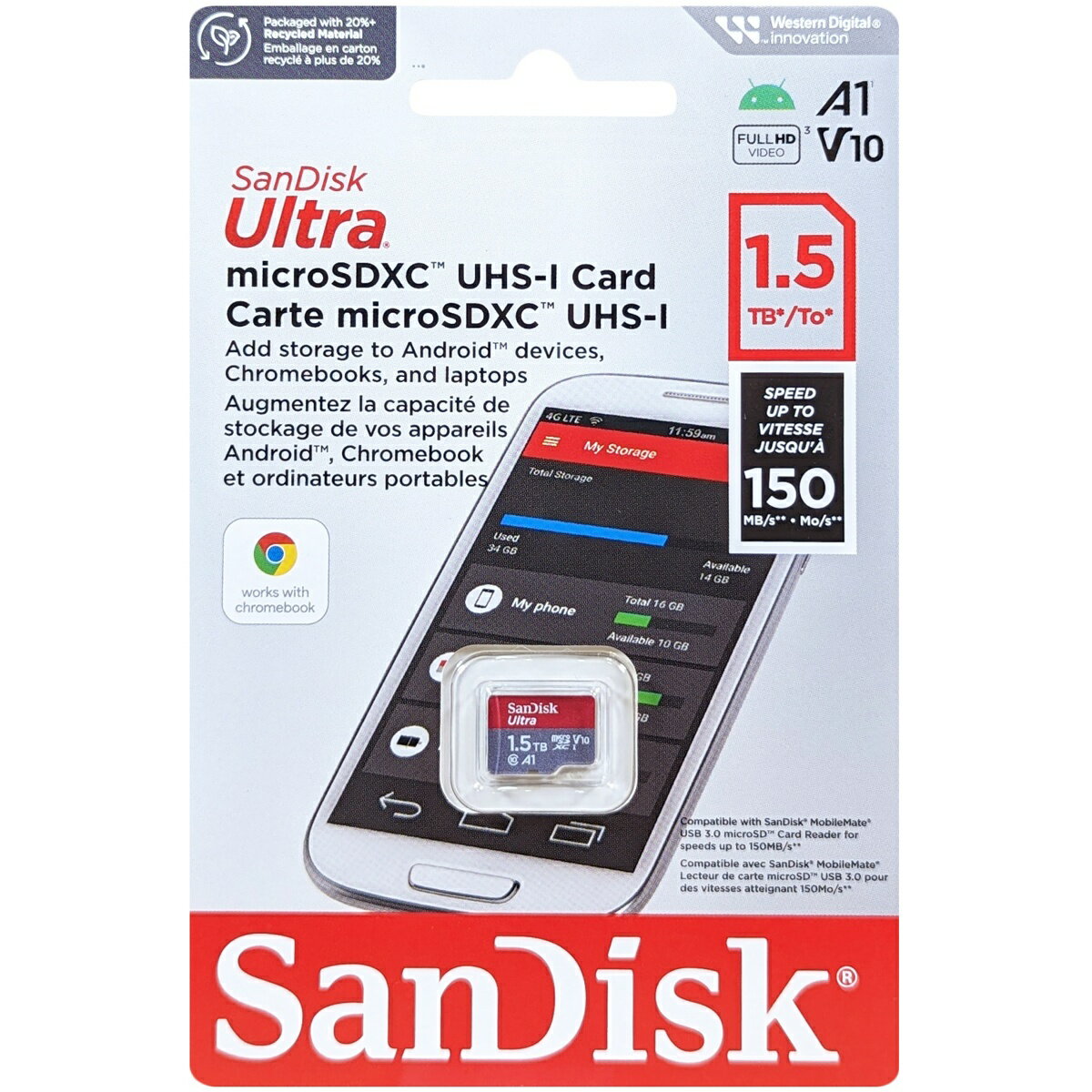 SanDiskǥ¹͢ʥޥSDXCUltra1.5TBSDSQUAC-1T50-GN6MN