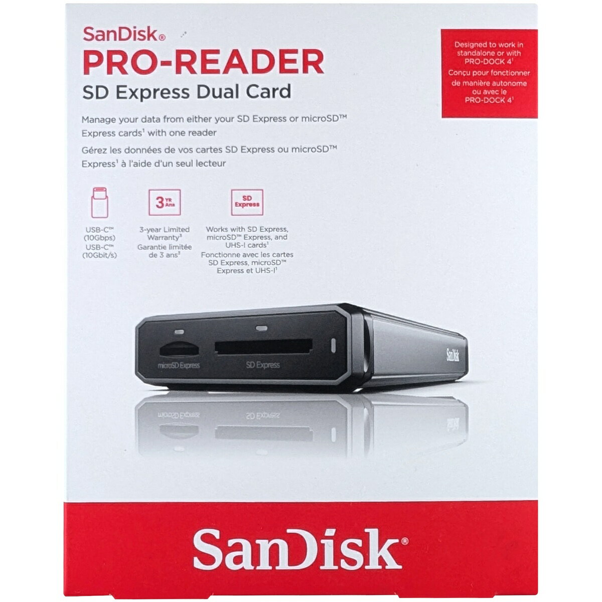 SanDisk サンディスク 並行輸入品 PRO-READER SD Express Dual Card SDDR-A451-GNPNN