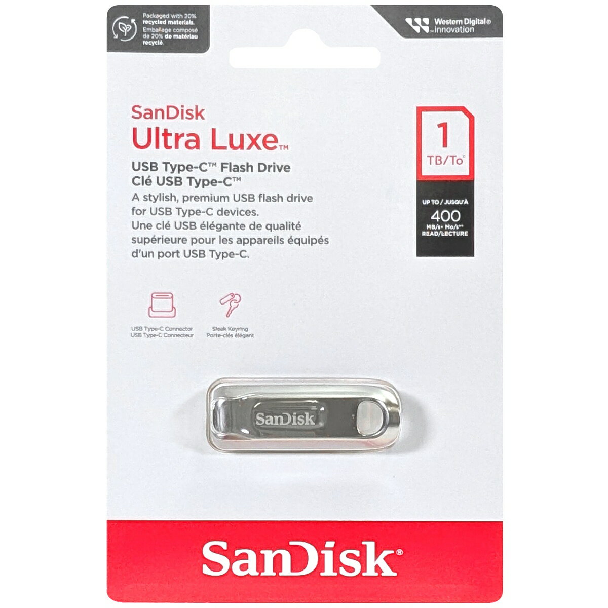 SanDiskǥ¹͢UltraLuxeUSBType-C1TBSDCZ75-1T00-G46
