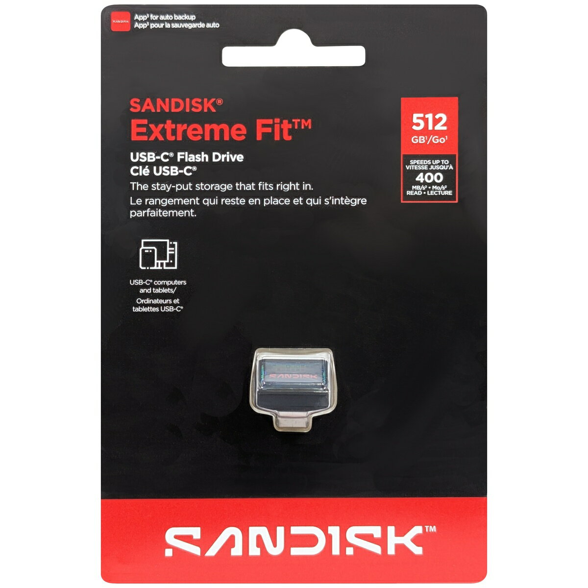 SanDisk サンディスク 並行輸入品 Extreme Fit USB-C 512GB SDCZ530-512G-G46