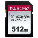 Transcend トランセンドジャパン SDXCカード SDC300S 512GB TS512GSDC300S