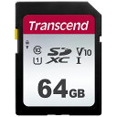 トランセンド SDXC 64GB TS64GSDC300S Class10 UHS-I SDカード