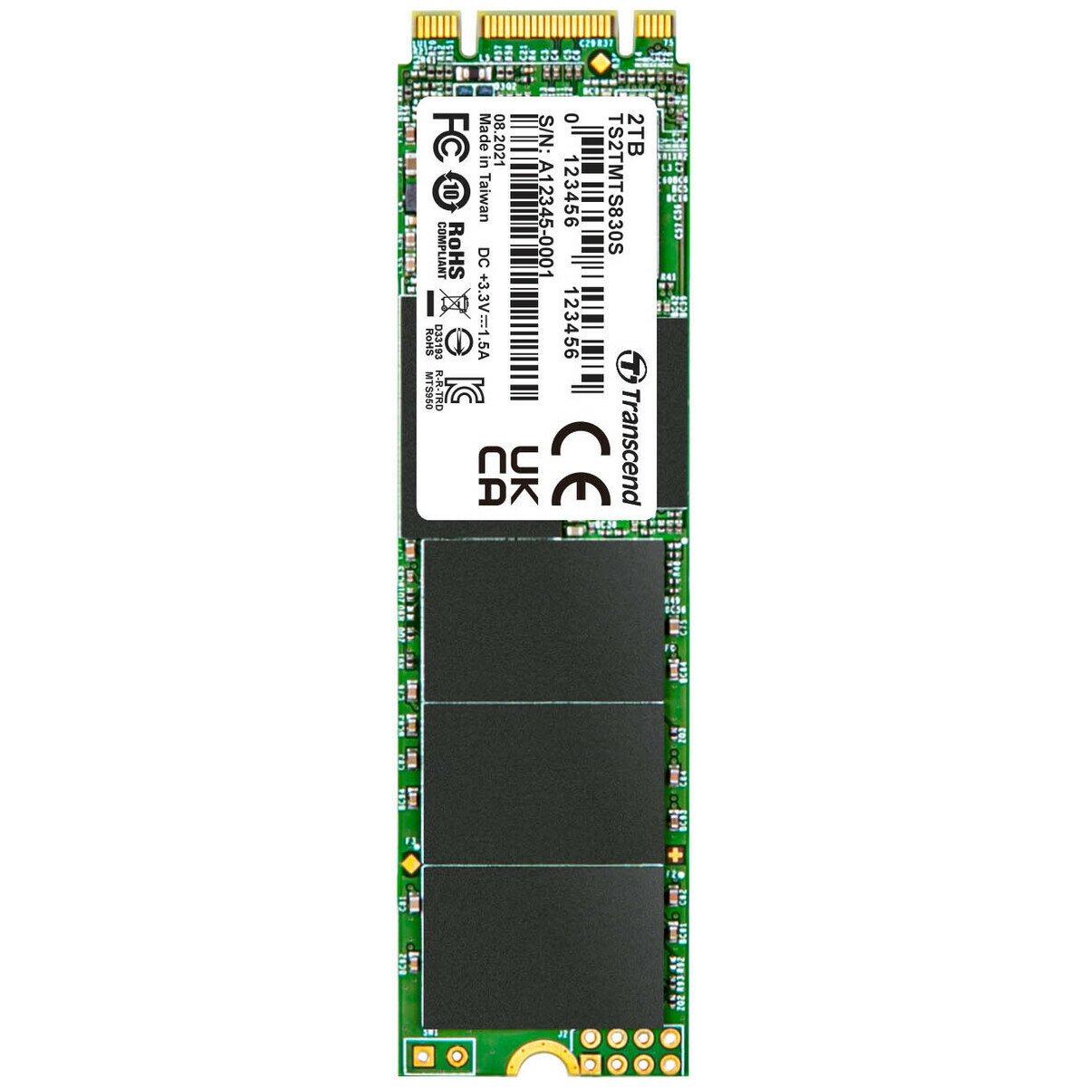 Transcend トランセンドジャパン M.2 Type2280 SATA SSD 830S MTS830S 2TB TS2TMTS830S