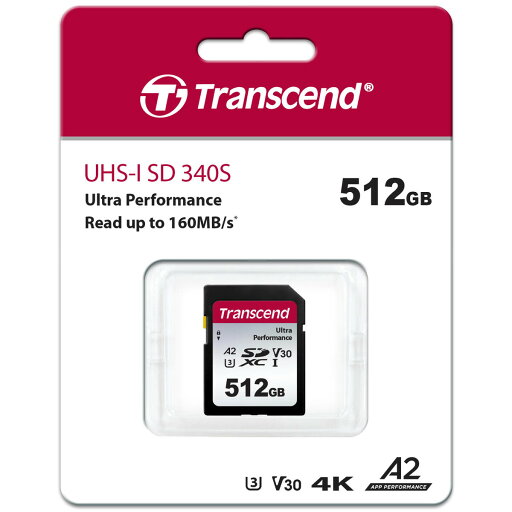 Transcend トランセンドジャパン SDXCカード SDC340S 512GB TS512GSDC340S