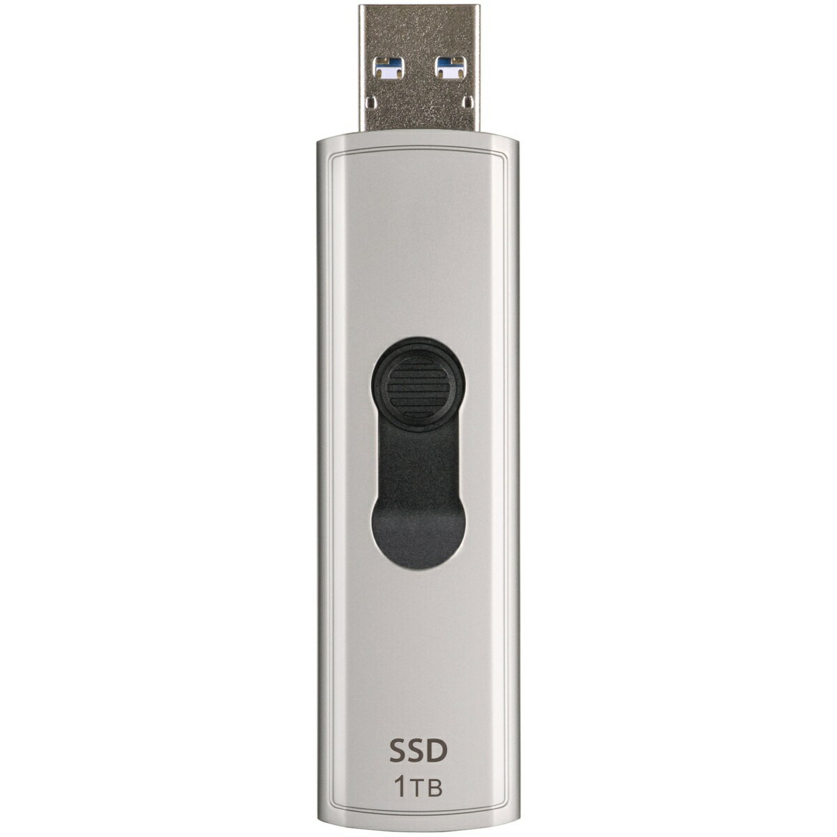 ESD320AはSLCキャッシュを備えた、USB Type-Aコネクタ部がスライド式のスティック型ポータブルSSDです。容量：1TBUSB Type-A接続USB 10Gbps(USB 3.2 Gen2)最大読み込み速度：1050MB/s最...