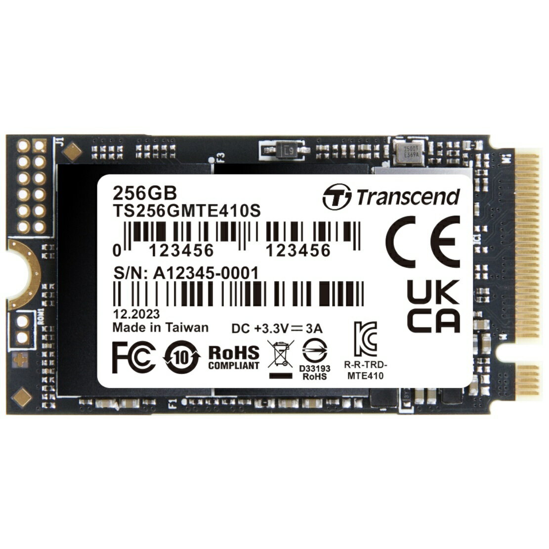 Transcend トランセンドジャパン M.2 Type2242 NVMe PCIe SSD 410S MTE410S 256GB TS256GMTE410S