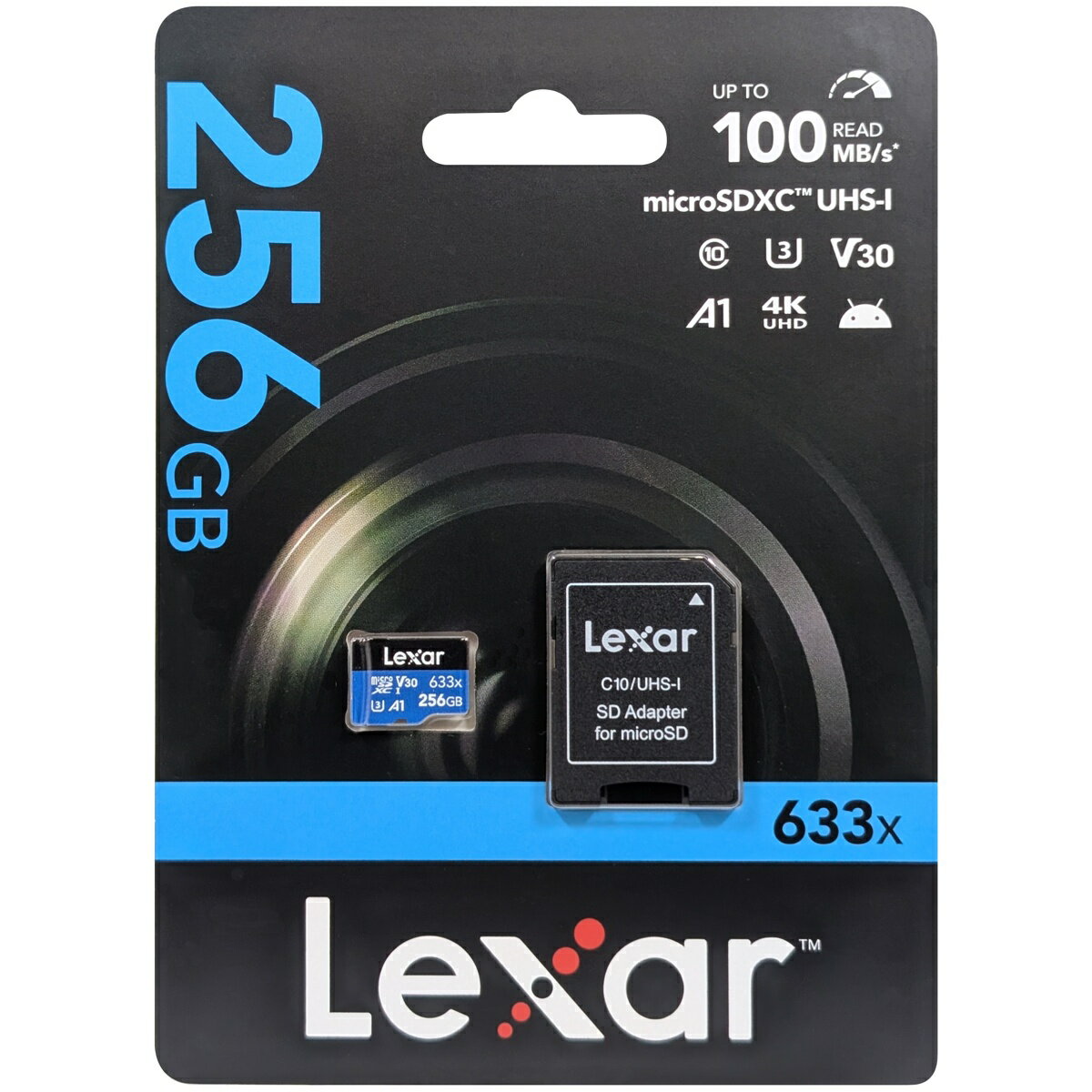 Lexar レキサー 並行輸入品 マイクロSDXCカード 633x 256GB LSDMI256BB633A