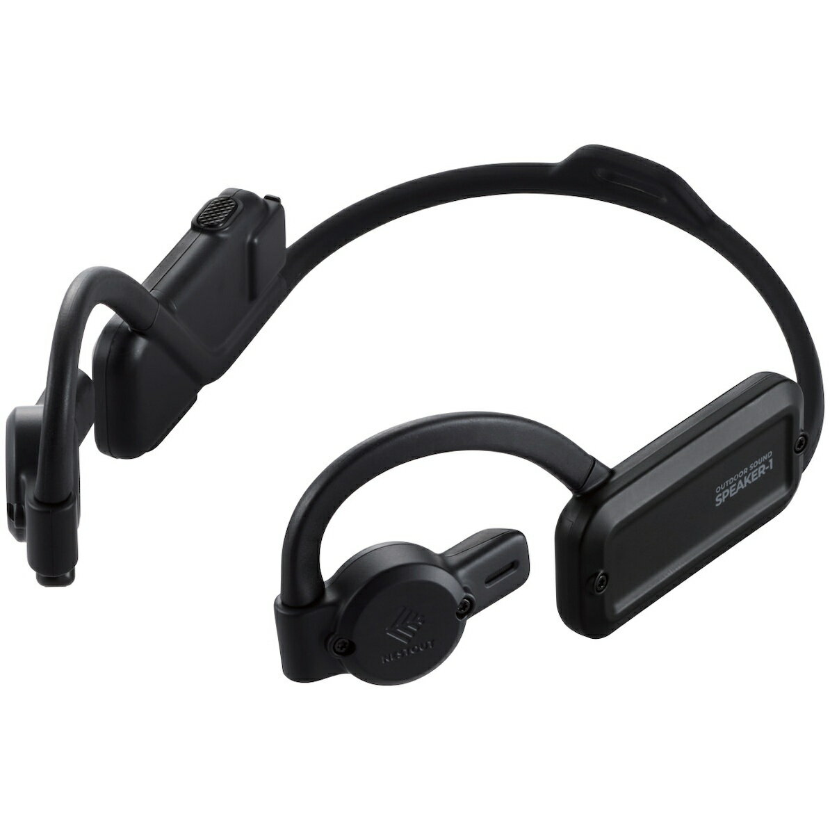 エレコム ELECOM NESTOUT オープンイヤーウェアラブルスピーカー SPEAKER-1 ブラック LBT-NEST-SP1BK
