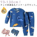 男の子 ルームウェア 部屋着 パジャマ 秋冬 2点セット 上下セット 裏起毛 子供 かわいい 90 女の子 総柄 子供服 キッズ 長袖 冬用 温い シンプル イ...