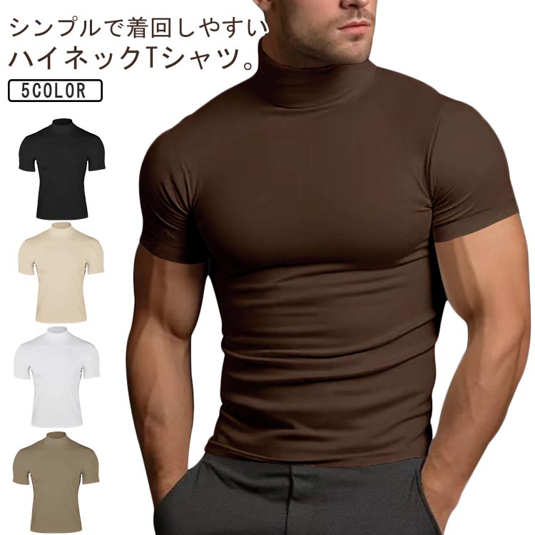 楽天市場】タートルネック 半袖（Tシャツ・カットソー｜トップス