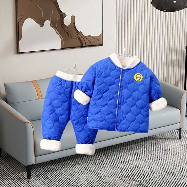 裏ボア中綿ジャケット トップス ジャケット 女の子 子供服 男の子 上下セット ベビ...