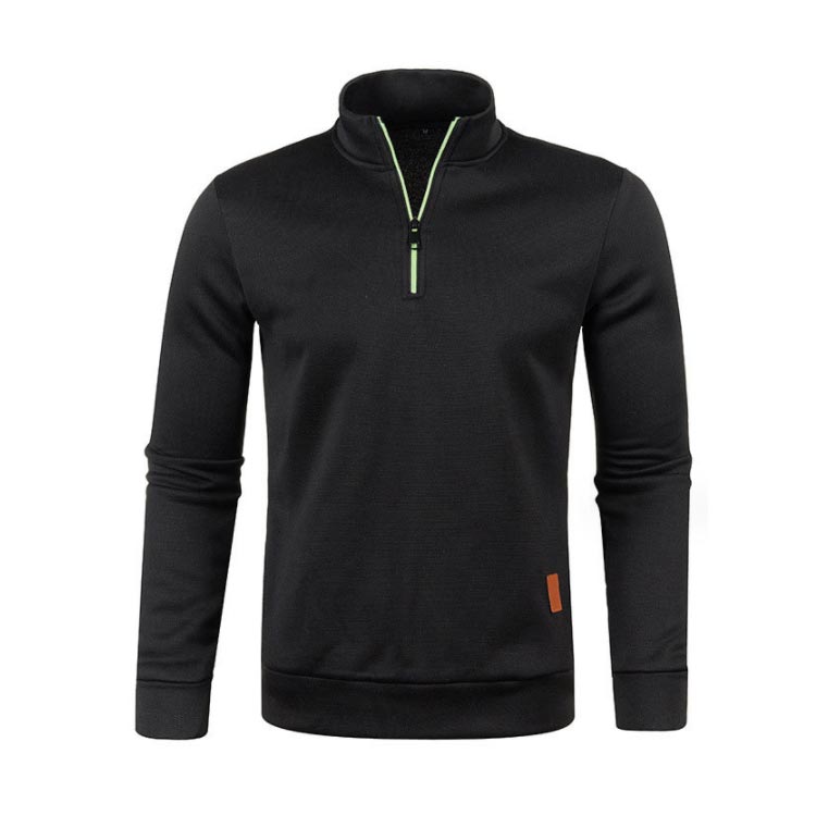 ゴルフシャツ 長袖 厚手 ニット ポロシャツ 長袖ポロシャツ ゴルフウェア スポーツ 秋冬 トレーナー トップス ハイネック Polo ハーフジップ パーカー 防寒 ゴルフウェア Tシャツ 紳士服 無地 通勤 おしゃれ カジュアル 冬服 父の日 体型カバー 大きいサイズ