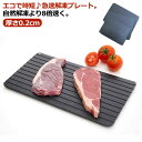 自然解凍 急速解凍 送料無料 肉 魚 急速 解凍 刺身 家庭用 解凍ツール 解凍トレイ アルミ 熱を加えず急速解凍 解凍プレート 解凍板 解凍プレート 食品解凍...